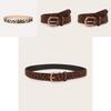 Womens Cheetah Animal Pattern Belt With Metal Pin Buckle For Casual Wear