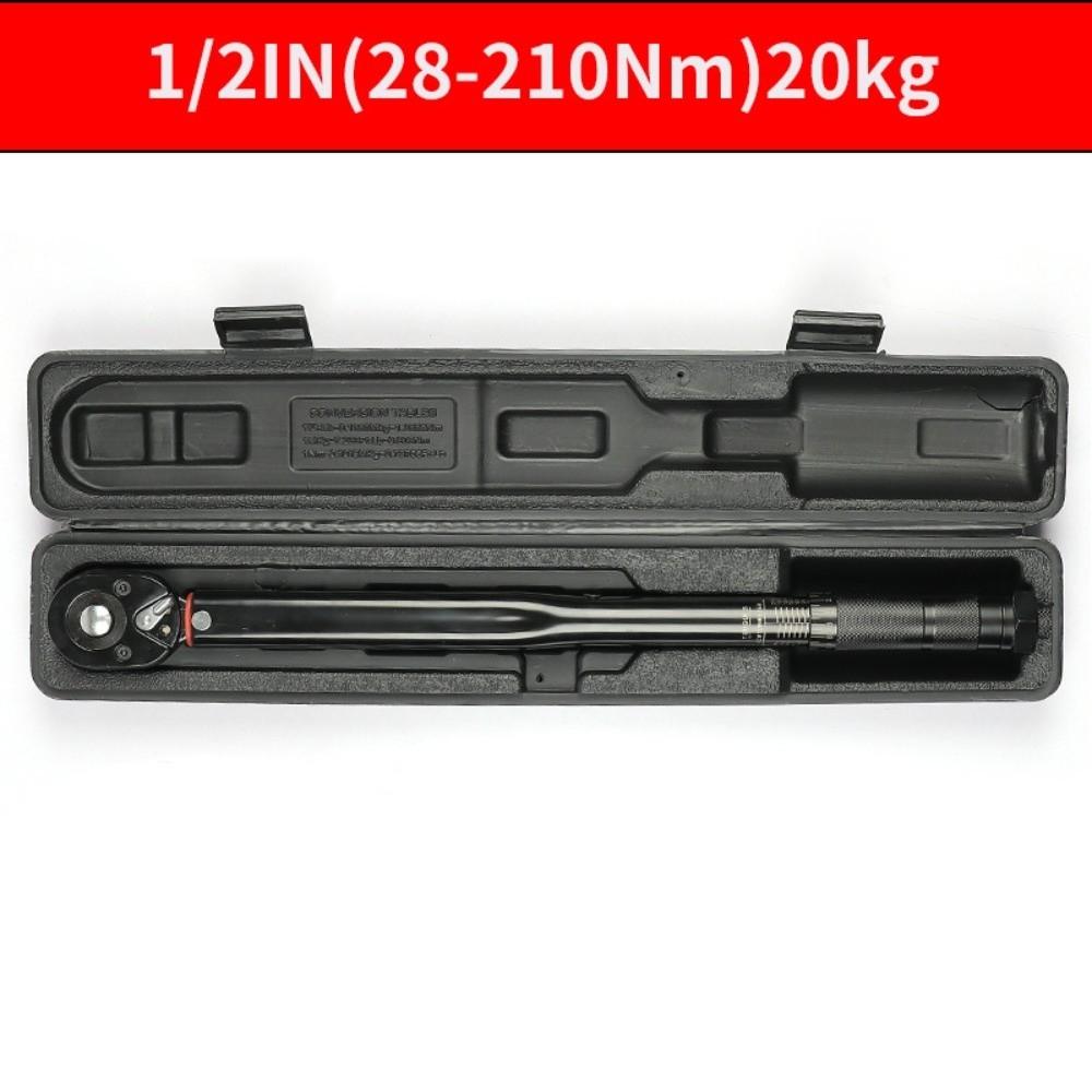 

Багатофункціональний динамометричний ключ Регульований інструмент для ремонту Міцний ключ Ручні інструменти 1/2 Drive 28-210nm