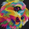 Funny Colorful Art Yorkshire Terrier Yorkie Dog Lover T Shirts Graphic Streetwear Short Sleeve Birthday Gifts Summer T-shirt