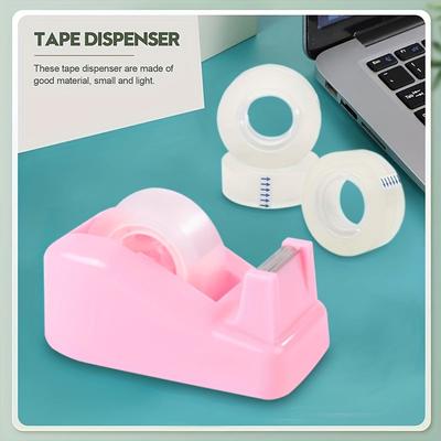 Pinker Klebebandabroller mit Bonusrolle - Niedlich Ideal zum Weihnachtsgeschenkverpacken & DIY-Basteln, Süßigkeiten-Weihnachtsdekorationen