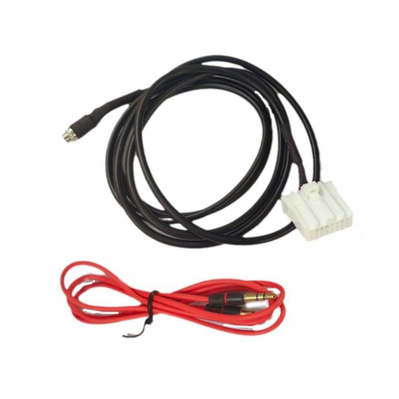 Car AUX Adapter Stereo Music Connectings Cable Female AUX Wiring for 2/3/5/6 MX5 RX8 Automobile Radio Adapter