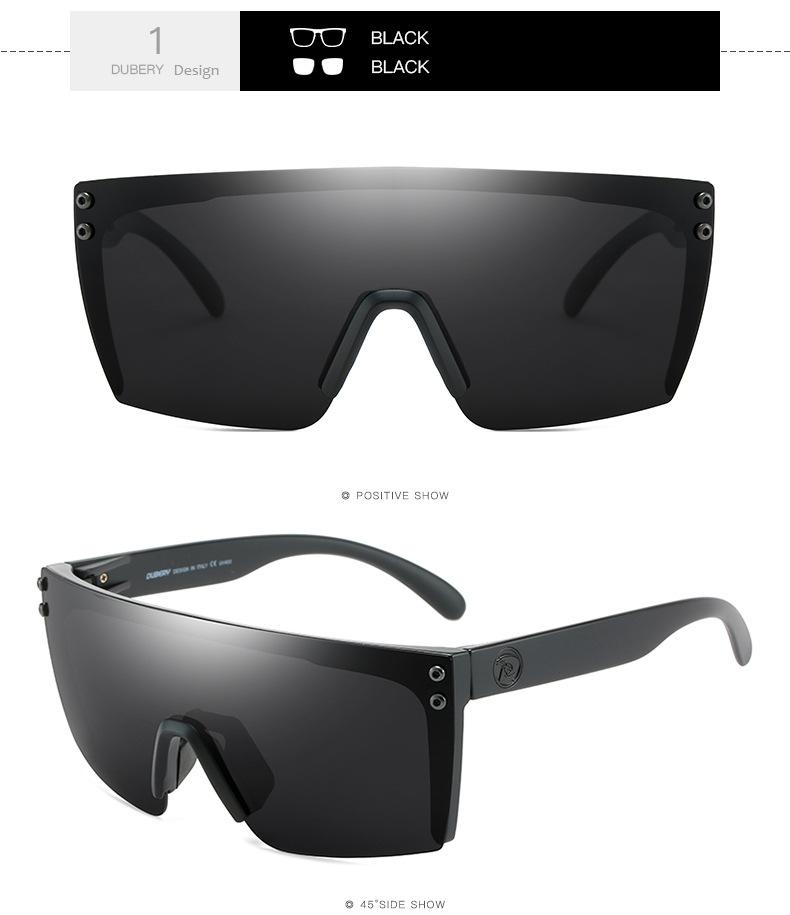 DUBERY New Polarized Sunglasses UV400 Protection Driving Cycling Fishing Outdoor Activities Unisex