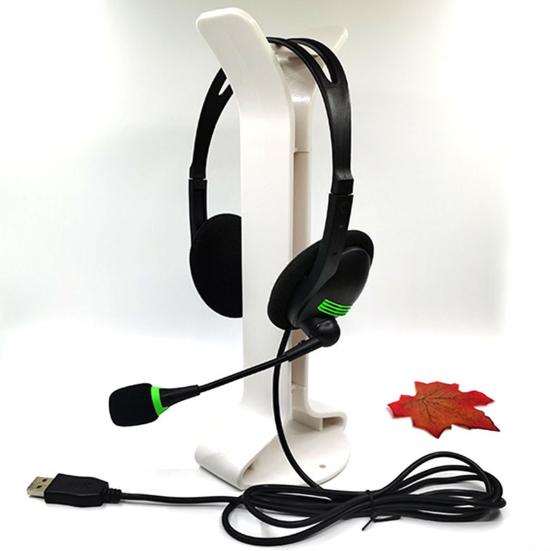 Wired Headset USB with Microphone Noise Interface Ergonomic Cancelling Wired Headphones Office Supply