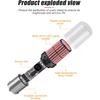 2Pack 1157 LED Brake Light Bulb, 12V-24V BAY15D Replacement Light Bulb for Reverse Brake Tail Running Parking, Universal for Car RV Trailer Boat