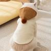 Boy Dog Clothes Cute Dog Sweater Cat Coat With Hat Leader Kitten Clothes Dog Apparel Accessories Soft Winter Dog Clothes For