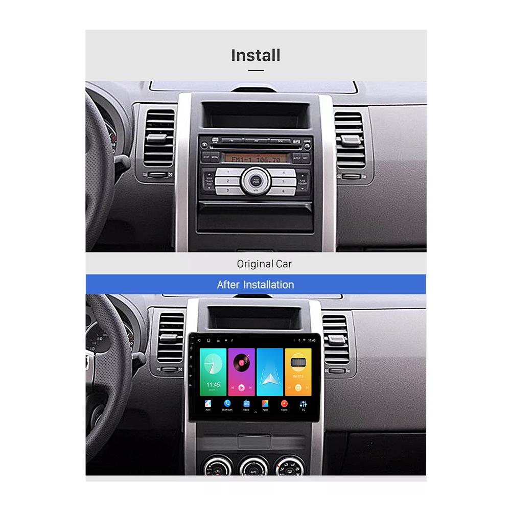 Android Carplay Car Radio For Nissan X-Trail 2004-2007 Multimedia Player Head Unit Stereo GPS Navigation BT WIFI 2+32GB