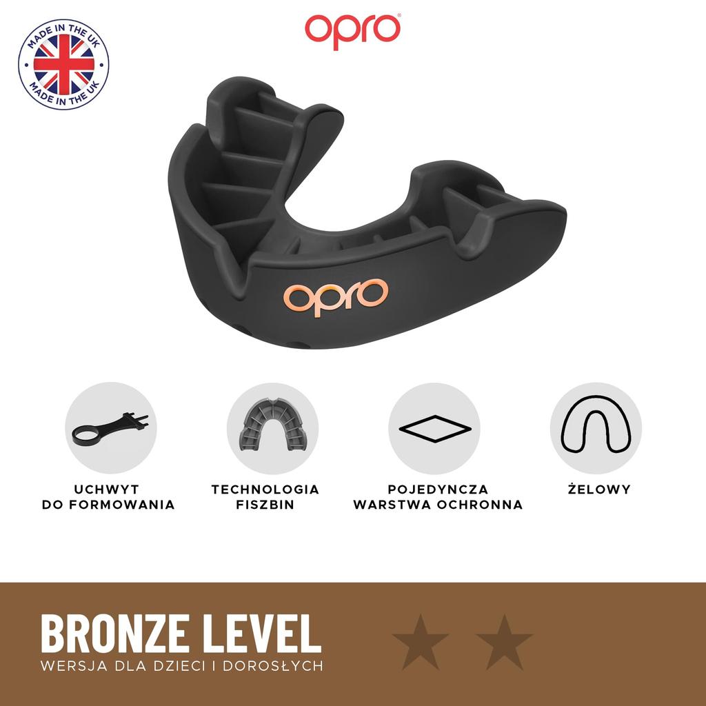 Opro UFC Bronze GEN2 Mouthguard Red