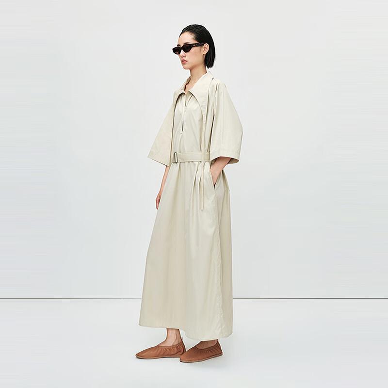 Less 2025 Spring Loose Straight Short-Sleeve Dress