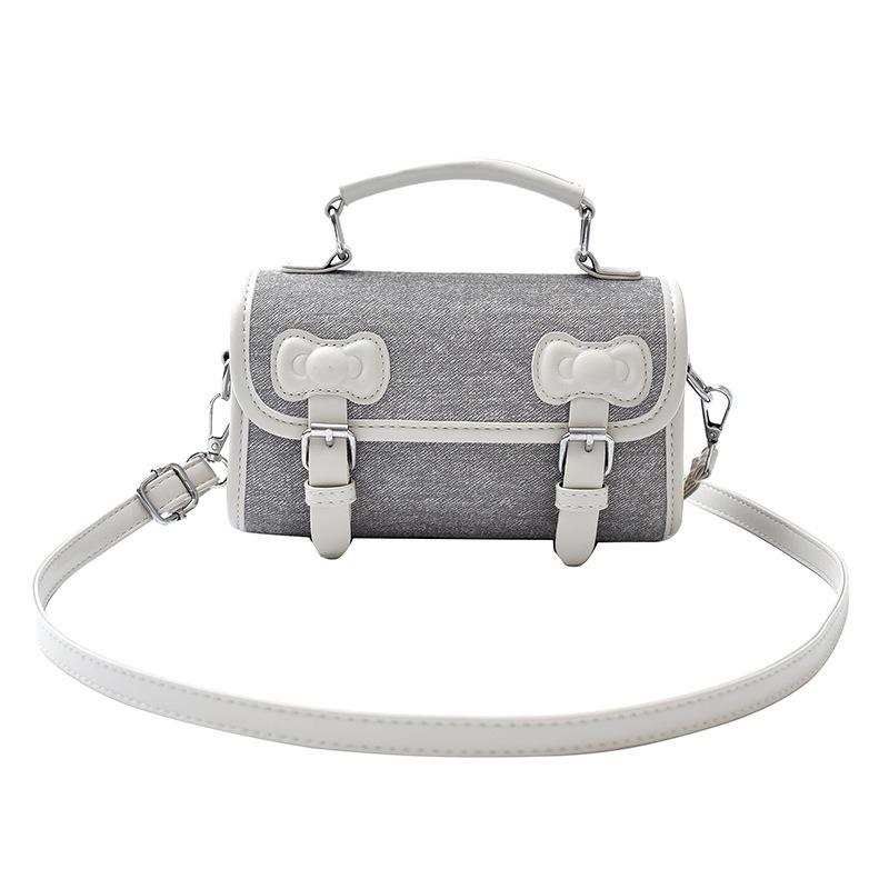 College Style Fashion Bag Women's New Trendy Summer Fashion Backpack Single Shoulder Oblique Span Portable Small Square Bag