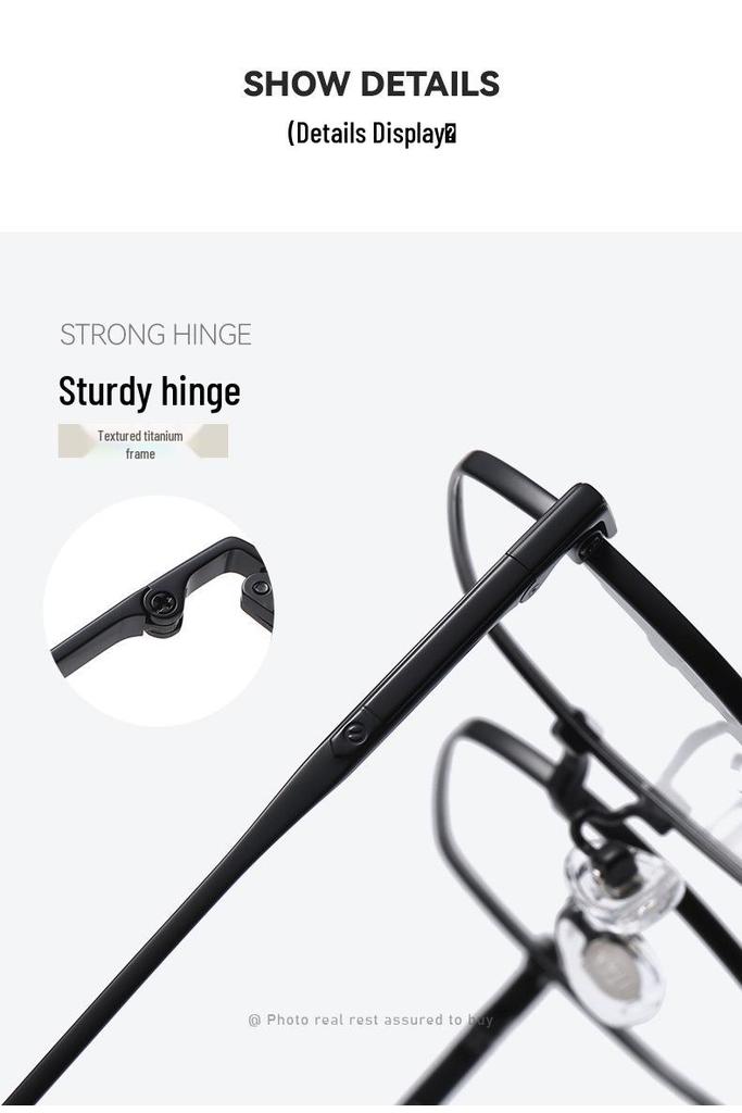 Stylish Korean Titanium Optical Glasses: Trendy Metal Frames with High-Value Design.