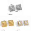 Geometric Stainless Steel Layered Earrings For Womens Fashion Jewelry