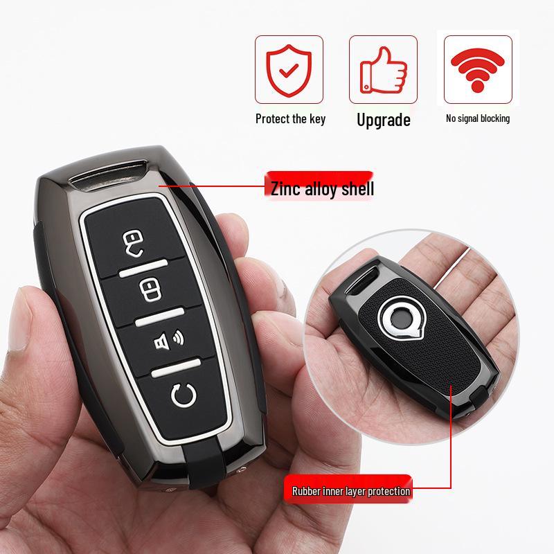 Stylish Great Wall Cannon Car Key Bag with Buckle Shell for Personalized Decoration