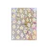 Nail Art Accessories Five-petal Flower Sticker 5d Embossed Three-dimensional Pearl Jelly Gradient Ice Flower Nail Handmade Decorative Patch