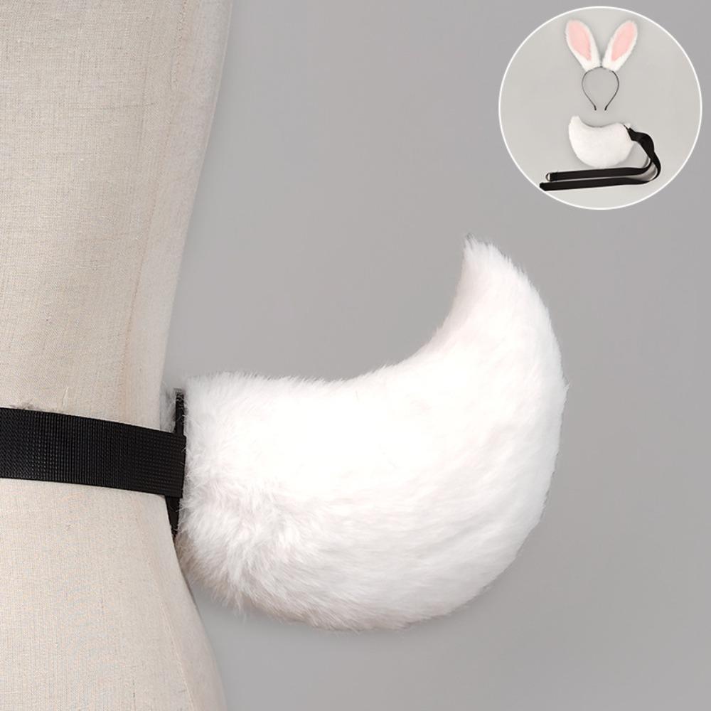 Animal Ear Long Rabbit Ears Headband Cute Decorative Headband Plush Bunny Ear Hair Hoop  Daily Wear