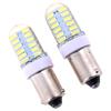 2X BA9S T11 T4W 3014 24Smd 12V Led Samochodowe żarówki boczne Lampy wewnętrzne Białe