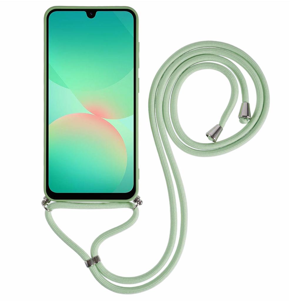 For Samsung Galaxy A17 5G Case Flexible TPU Fiber Lining Anti-Shock Crossbody Phone Cover