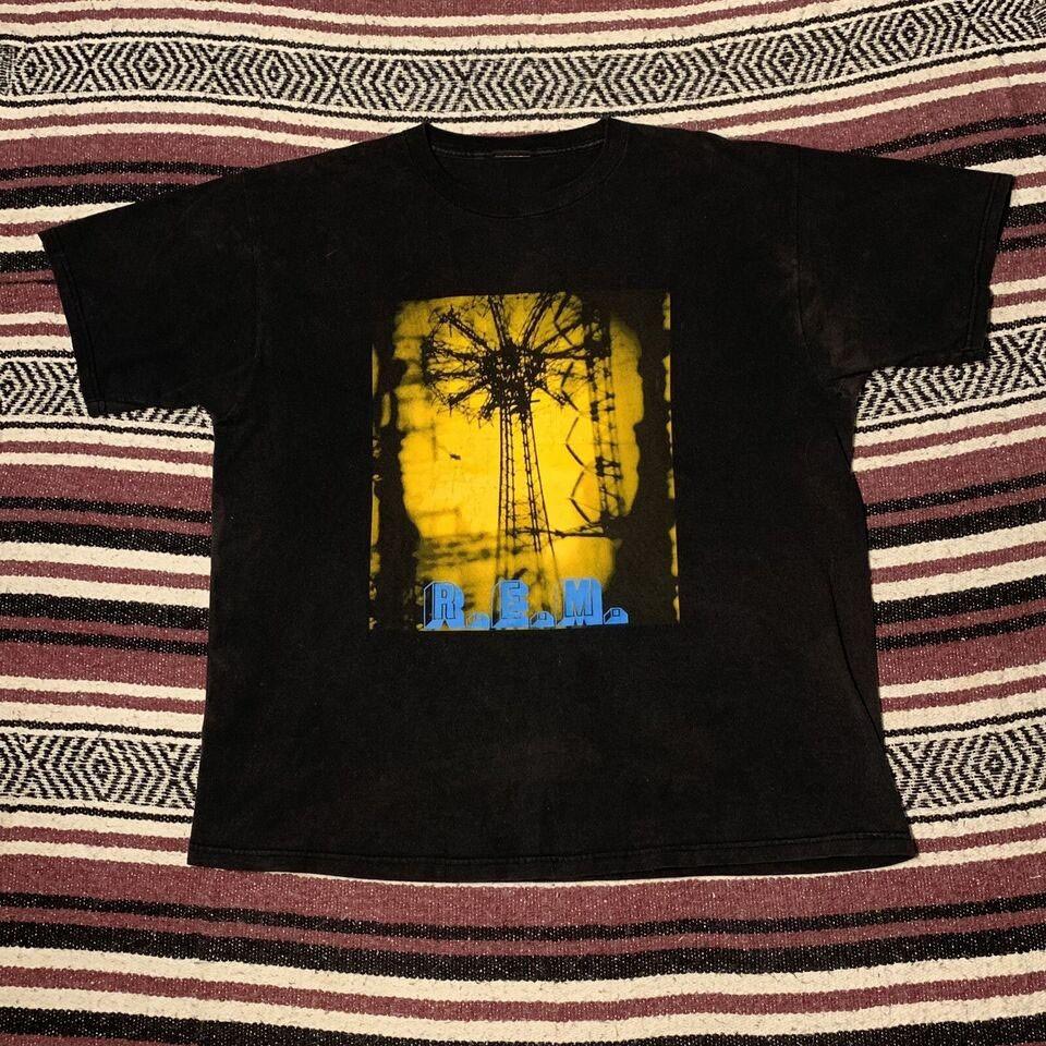 REM 1995 Monster Tour T-shirt Black Unisex Cotton tee All Size S-5XL CB1500 Unisex T-Shirt XXXXL