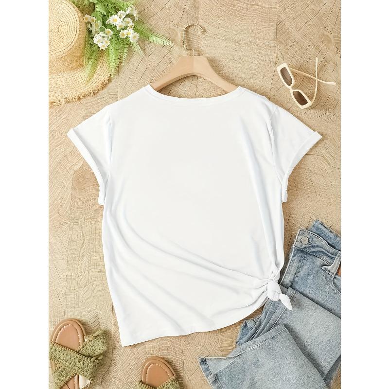 European Size 2026 New Arrival Oil Painting Floral Print T-Shirt