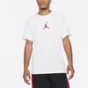 Jordan Jumpman Logo Casual Sports Crew Neck Short Sleeve T-Shirt Men Tops White Gym-Red CW5191-101