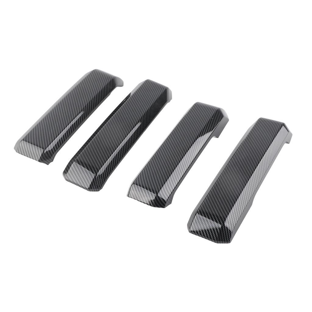 4Pcs Inner Door Handle Bowl Cover Trim Carbon Fiber Grain Fit for Ford F150 2015?2020