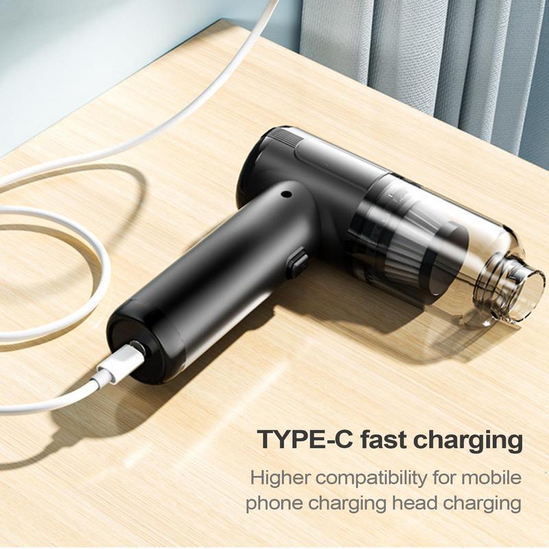Portable Wireless Vacuum Cleaner DualUse For Home And Car 15000PA High Power Vacuum Cleaner Blow Suck Pump For Vehicle