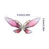 Lightweight Crystal Acrylic Butterfly Pin Versatile Wardrobe Accessory For Casual Professional Or Evening Attire