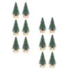 12 Stück Künstlicher Zedernbaum Mini Weihnachtsdeko Desktop Kiefer Ornament Zuhause Mini Baum Bastel Mittelstück für
