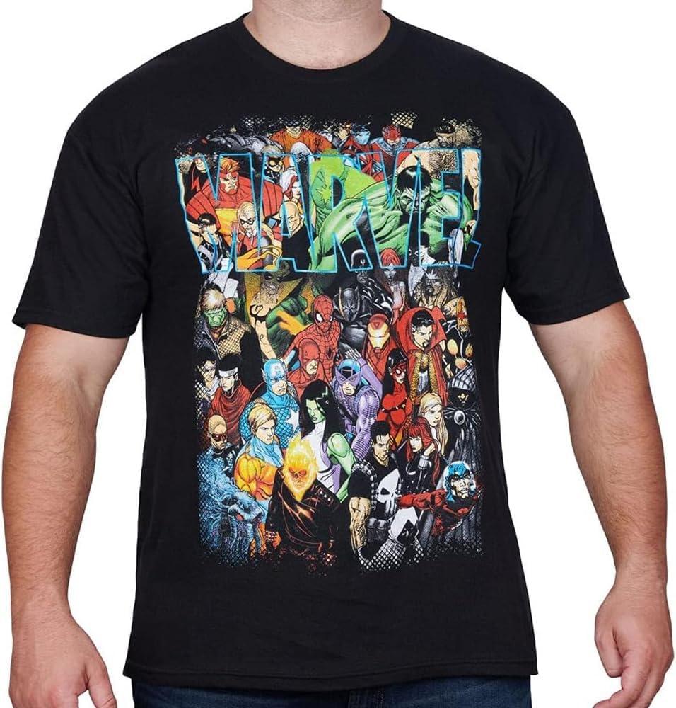 

Marvel Men s Team Ups Group Shot T-Shirt XXXXXL чорний