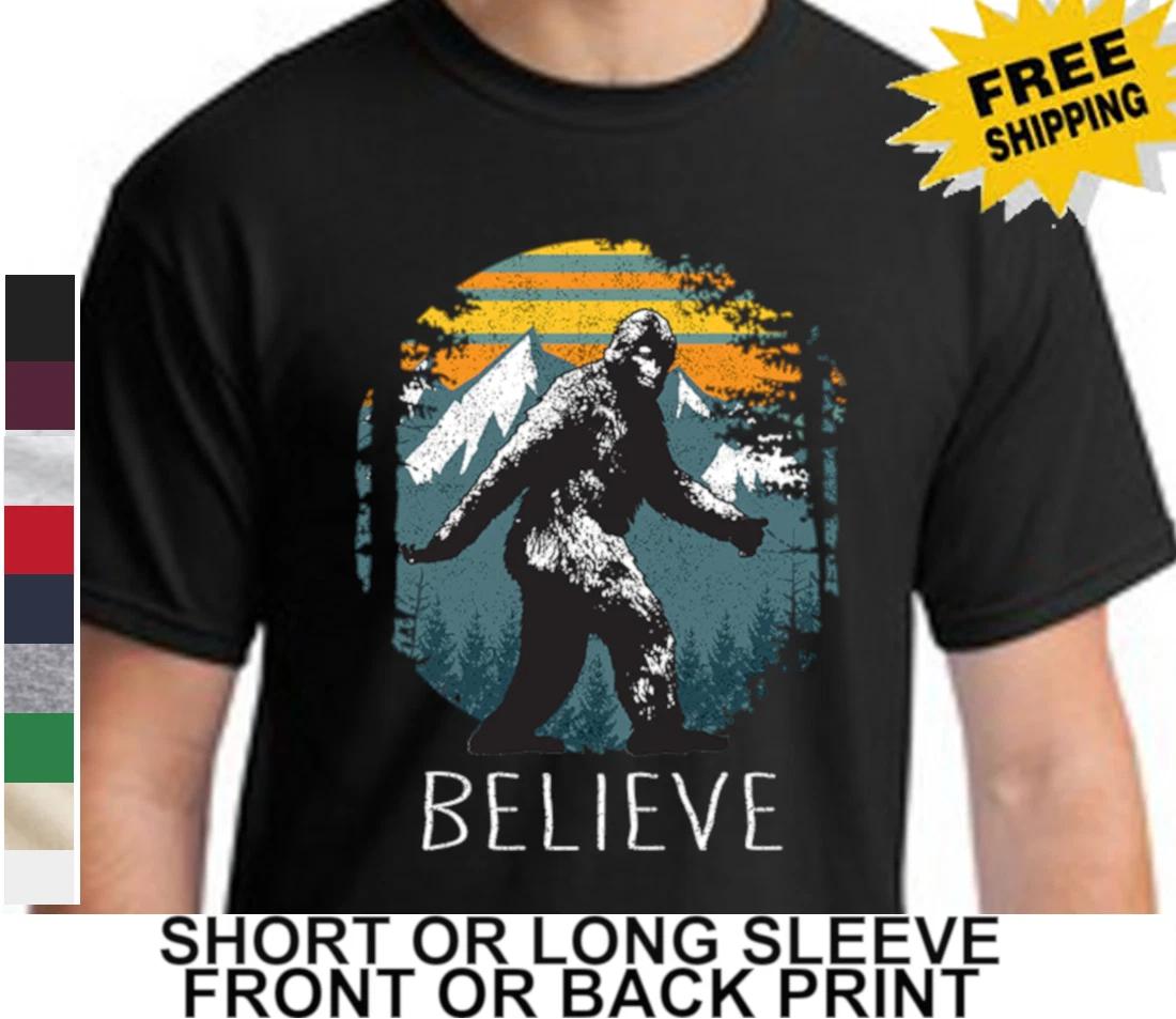 Bigfoot Believe In Sasquatch Darryl Social Distance Hide And Seek Men s T Shirt M