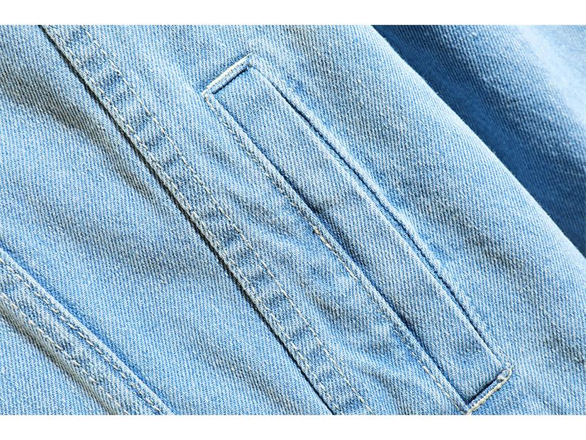 Hooded Denim Jacket: 2023 Korean Style, Color Block, Plus Size, Unisex, Loose Casual Outerwear.