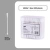 Black Cotton Swab Japanese Ear Pick - Disposable Double-Headed for Blackhead Cleaning
