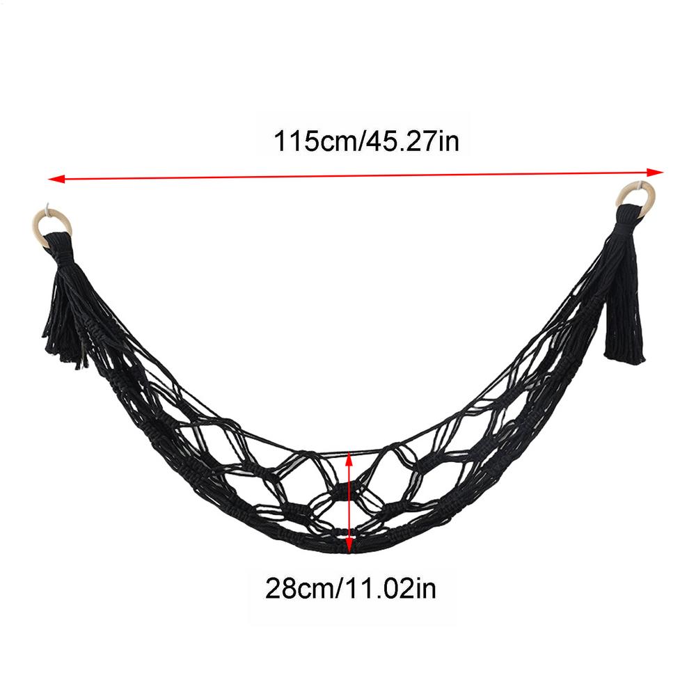 Hammock for Stuffed Animals Toy Net Wall-Mounted Corner Holder Organizer Storage for Playroom Nursery Dorm Bedroom Decor