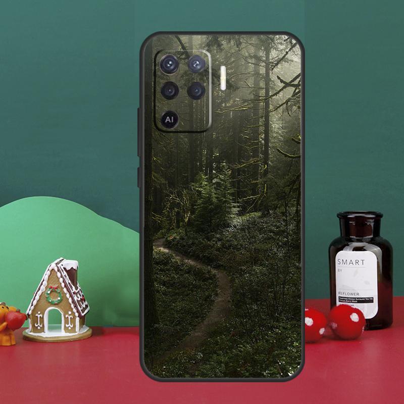 Beautiful Nature Forest Tree Case For Oppo A5 A6 Pro A15 A18 A38 A58 A78 A98 A54 A74 A94 A17 A57 A80 A60 A40 A16 A76 A96