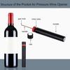 1PC Portable Wine Opener Wine Air Pressure Pump Bottle Opener Tools Bar Accessories for Home Restaurant Party