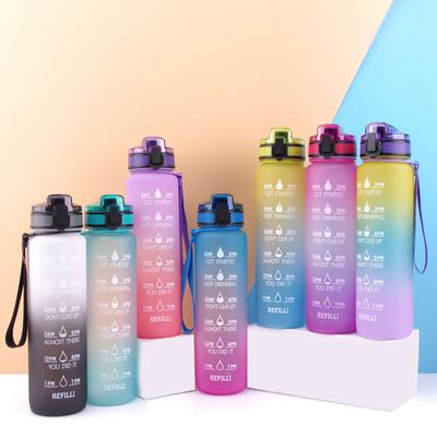 Sports Water Cup Large Capacity Men's and Women's Students' School Special High Temperature Resistant Summer Portable Plastic Water Cup