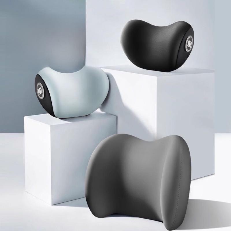 Memory Foam Car Headrest Neck Pillow with Lumbar Support - Universal Four Seasons Support