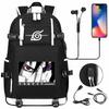 New Riman Peripheral Printing USB Teen Student Schoolbag Leisure Travel Backpack Large Capacity