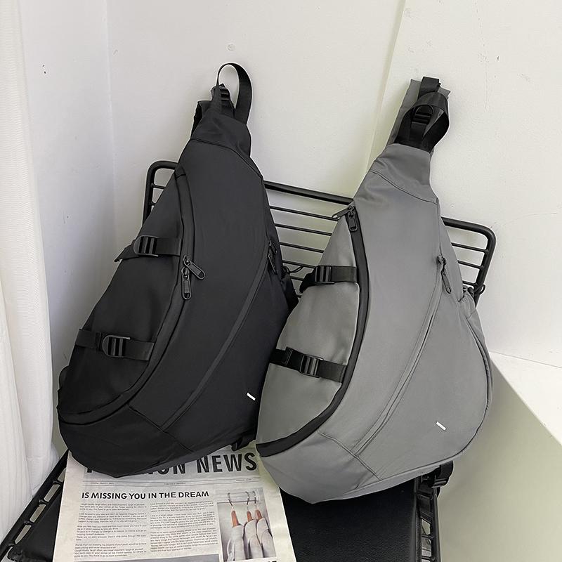 Sling Bags For Men Large Capacity Man Chest Bag Casual Travel Unisex Crossbody Bag Nylon Storage Shoulder Bag Student Backpacks