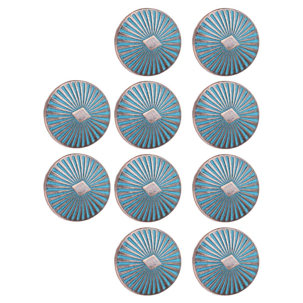 20pcs Round Shape Vintage Buttons Single Hole Decorative Sewing Buttons For Coat