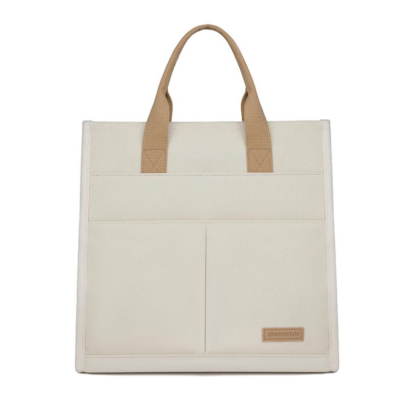 Damenhandtasche Leichte Mehrfachfach-Canvas-Tasche Reise-Pendler-Computertasche