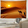 Desert Camel Tapestry Wall Hanging Abstract Mysterious Natural Landscape Art Animals Bohemian Bedroom Living Room Home Decor