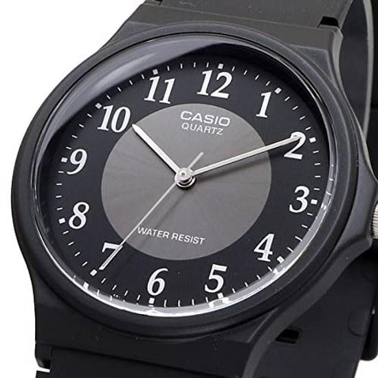 CASIO Analog Wristwatch Chipkashi Cheap MQ-24-1B3L Urethane Belt Unisex Black Two-tone Color Overseas Model
