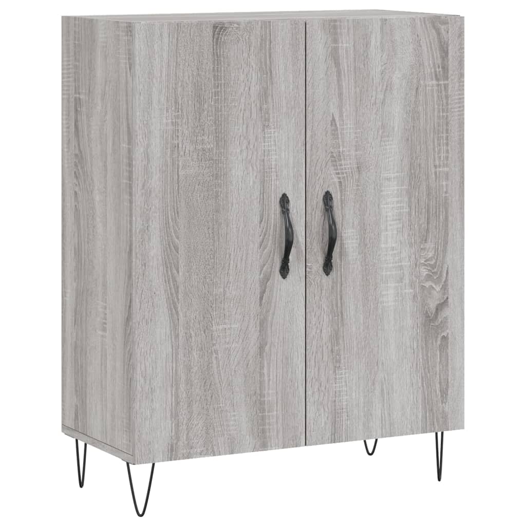Highboard Gray Sonoma 69.5 x 34 x 180 cm Particleboard