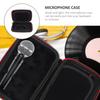 iPlusmile Microphone Storage Case Black Waterproof Dustproof Shockproof Impact Resistant 19cm Wireless Microphone Protection Box
