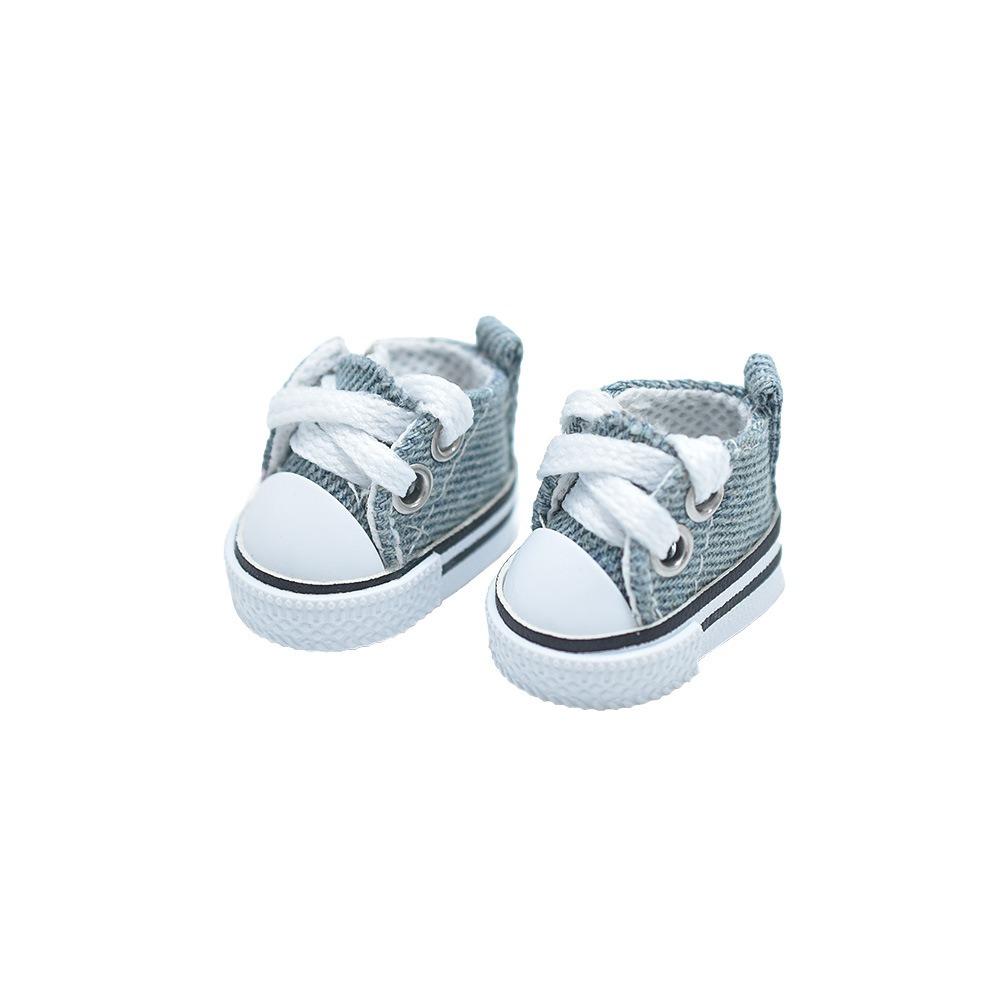 3.5cm Size BJD Doll Shoes Canvas Material Casual Shoes Fashion High Top Sneakers  For 1/6 Dolls