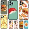 Gourmet Burger For Huawei Nova Y90 Y60 Y70 Y91 Y61 Y72 Y73 3i 7i 8i 11 12i 9 10 SE P20 P30 Pro P40 Lite Case