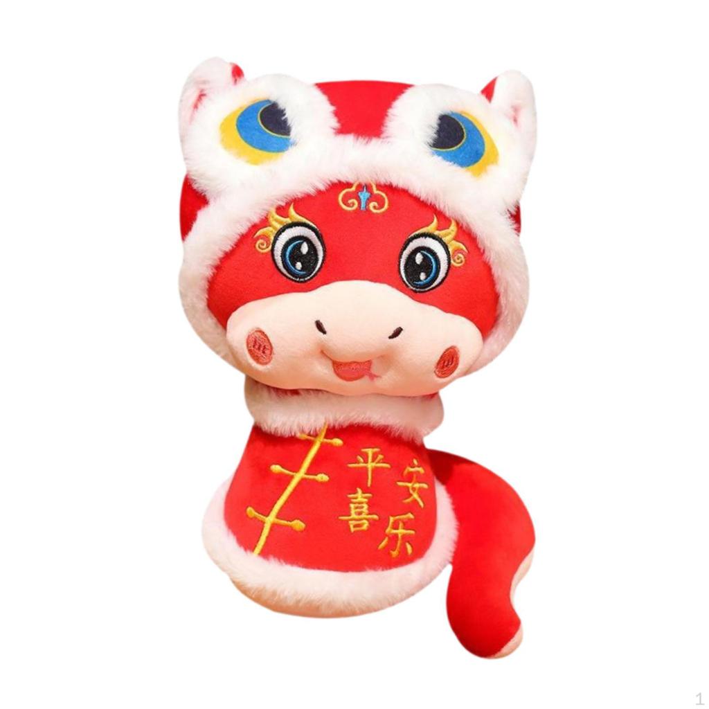 Chinese Year Snake Plush Toy Ornament Home Decoration Traditional Art Crafts