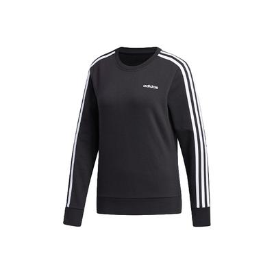 Three Stripe Casual Sports Crewneck Sweatshirt Women Sweatshirt Black FQ3262