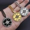 Kruse Sandalphon Cor Dilges Lux Kabala Amulet Nerezová ocel Přívěsek Náhrdelník