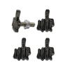 4Pcs Middle Finger Bolts License Plate Screws License Plate Caps For Car Tag Frame Motorcycle Screws Replacement Kit